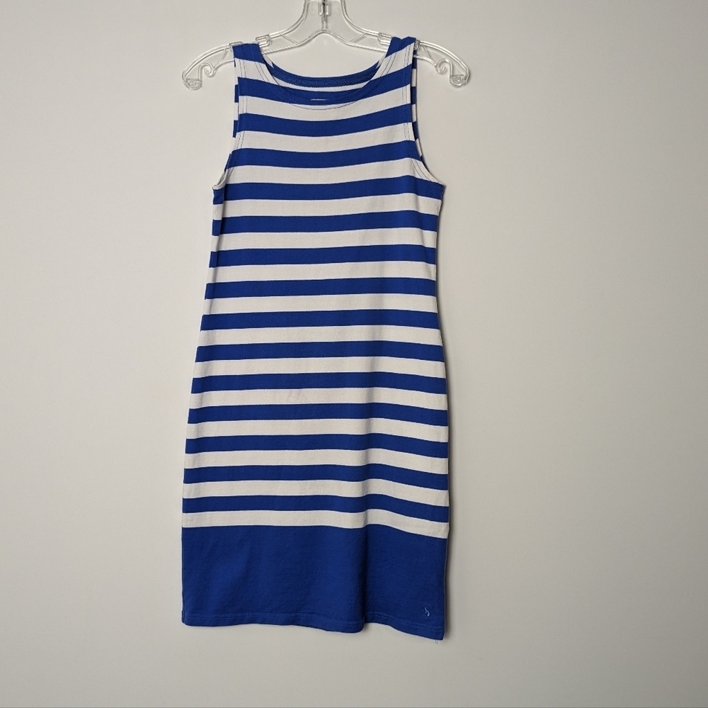 Joules Nautical Stripe Cotton Tank Dress US 4